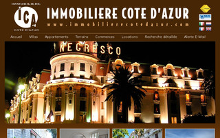 immobilierecotedazur.com website preview