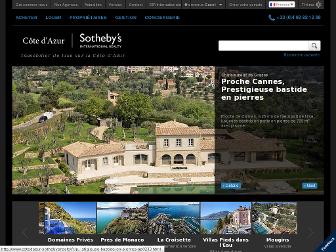 cotedazur-sothebysrealty.fr website preview