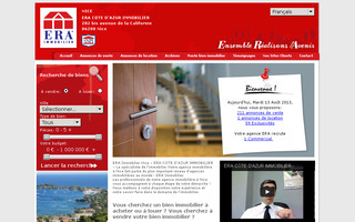 era-immobilier-nice-ouest.fr website preview