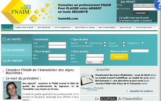 fnaim06.fr website preview