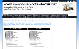 immobilier-cote-d-azur.net website preview