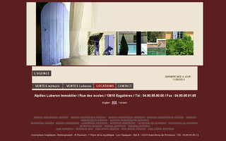 alpilles-luberon-immobilier.com website preview