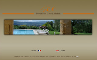 proprietes-cote-luberon.fr website preview