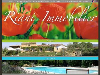 riani-immobilier.com website preview