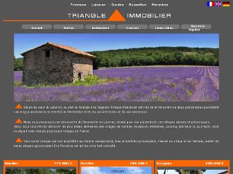 triangle-immobilier.fr website preview