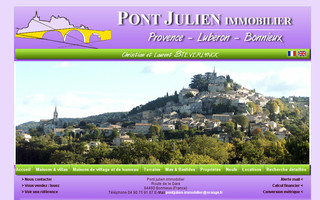 pontjulien-immobilier.com website preview