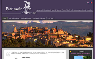 patrimoineprovence.com website preview