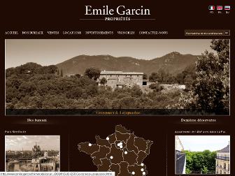 emilegarcin.fr website preview