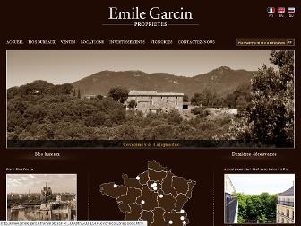emilegarcin.fr website preview