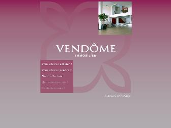 vendome-immobilier.fr website preview