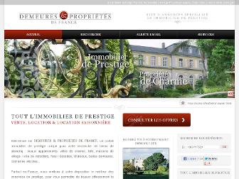 demeures-et-proprietes-de-france.com website preview