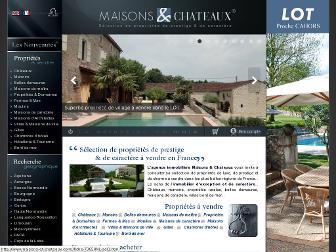 maisons-et-chateaux.com website preview