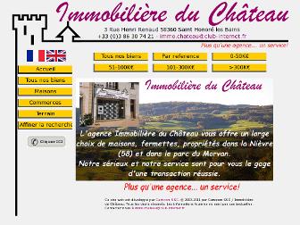 immo-chateau.fr website preview