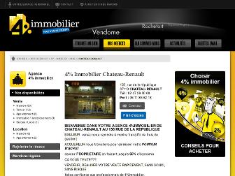 chateau-renault.4immobilier.tm.fr website preview
