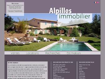 alpillesimmobilier.com website preview