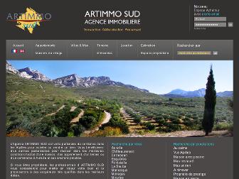 artimmosud.fr website preview