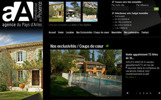 agence-arles.com website preview