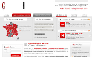 groupementhotellerie.fr website preview