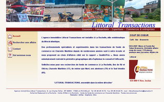 littoral-transactions-commerces.fr website preview