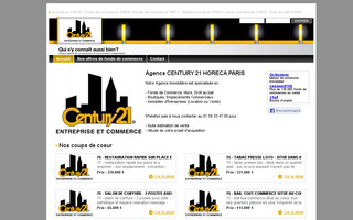 horecaparis-century21.octissimo.com website preview