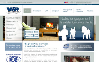 vir.fr website preview