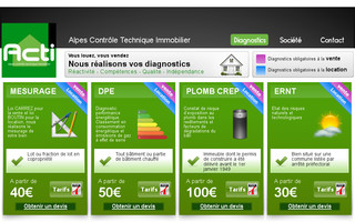 acti-diagnostics.fr website preview