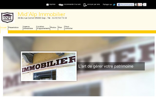 mid-alp-immobilier.fr website preview