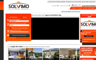 immobilier-gap.solvimo.com website preview