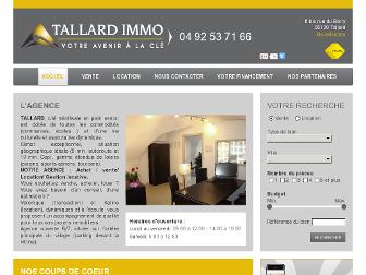 tallard-immo.com website preview