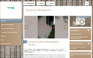 queyrasresidences.com website preview