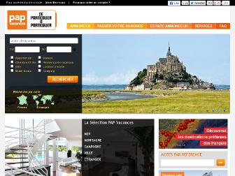 papvacances.fr website preview