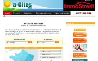 a-gites.com website preview