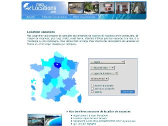 mes-locations.com website preview