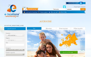e-locations-vacances.fr website preview
