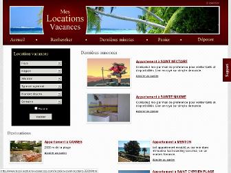 mes-locations-vacances.com website preview