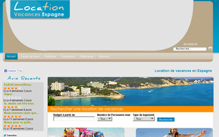 locationvacances-espagne.com website preview