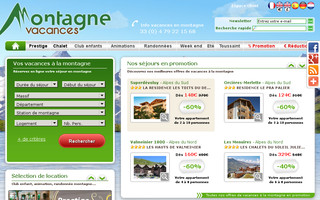 montagne-vacances.com website preview