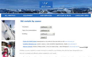 skiii.com website preview