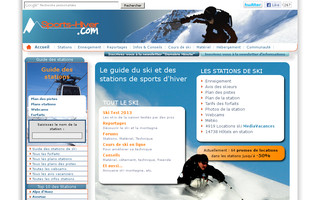 sports-hiver.com website preview