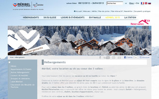 sejour-ski.meribel.net website preview