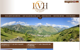 lvh-vacances.com website preview