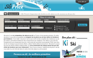 ski-price.fr website preview