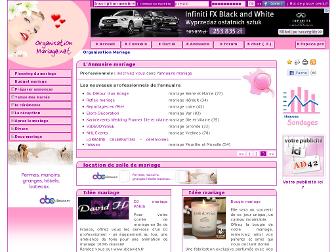 organisation-mariage.net website preview