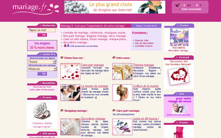 mariage.fr website preview