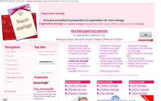 noces-mariage.fr website preview