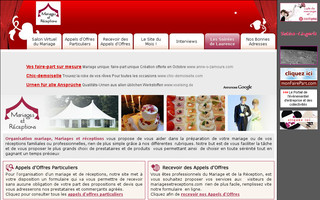 mariagesetreceptions.com website preview