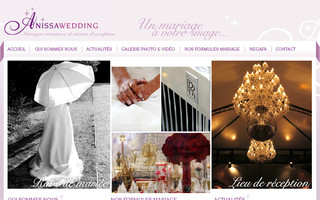 anissawedding.com website preview