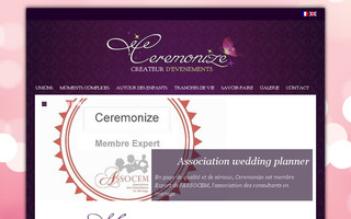 ceremonize.fr website preview
