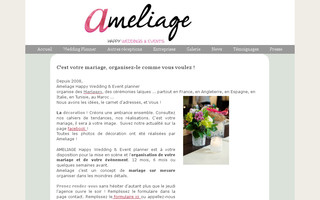 ameliage.fr website preview