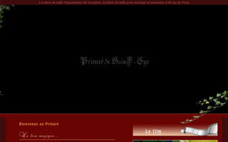 prieuredesaintcyr.com website preview